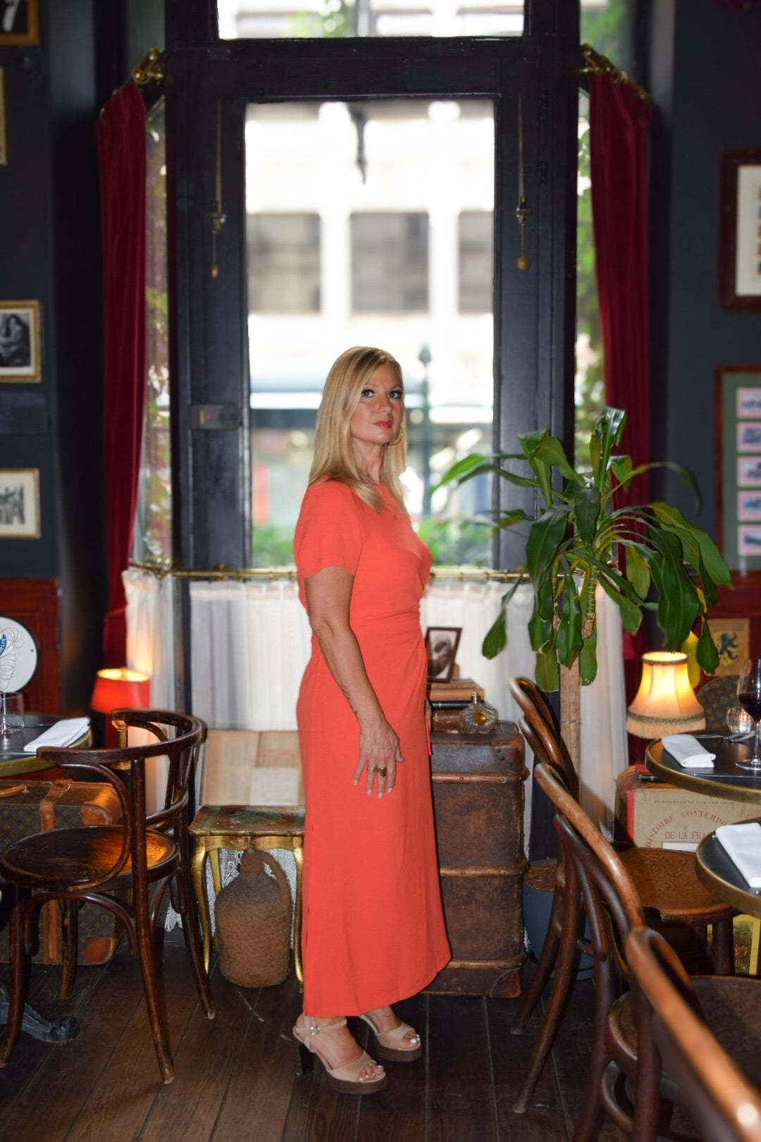 Robe Sandrine avec manches